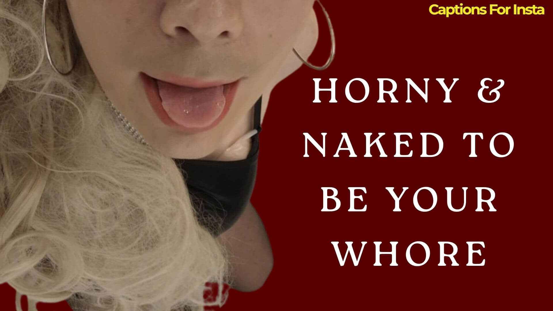 Horny & Naked to Be Your Whore